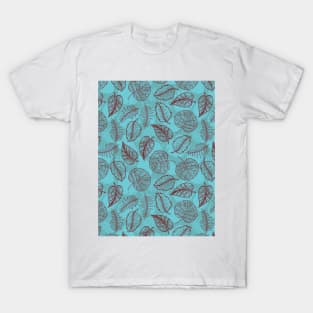 Leaf Line Art T-Shirt